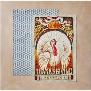 John Derian Target 2 Pack Fall Collage Print 20"x30" Tea Towel Set Thanksgiving